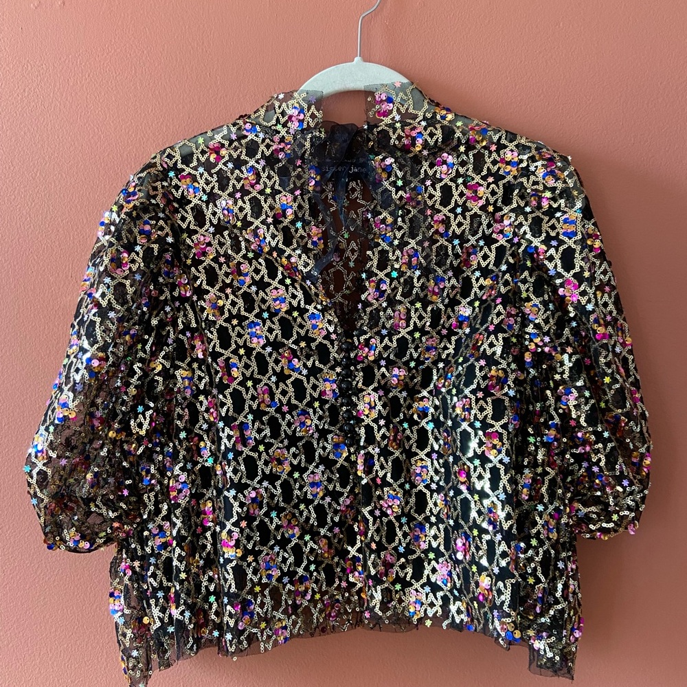 Sister Jane Sequin Top